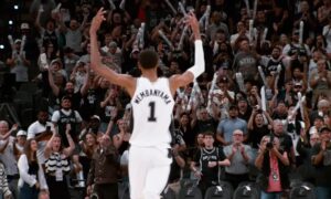 “Sperts pirmais solis”: Viktoram Vembanjamai patīk kvalifikācija, taču mērķis ir augstāks