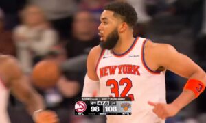 Knicks – Hawks (113-102): Ņujorka loģiski dominē Atlantā pirmajā spēlē!