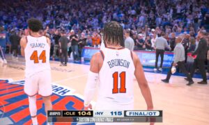 Knicks ir gada atgriešanās (115:104): 1. spēle Ņujorkai!