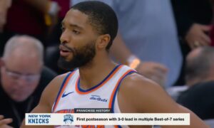 Knicks ir vadībā ar 3-0 un ir desmitā uzvara pēc kārtas (121-108)!