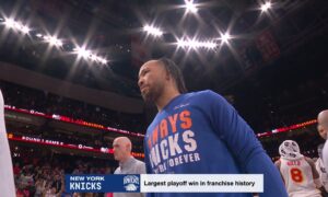 Knicks – Hawks (140:89): Ņujorka pazemo Atlantu, lai pārtrauktu sēriju!