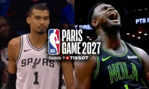 NBA oficiāli apstiprina NBA Parīzes 2027 spēles datumus: Spurs-Pelicans 14. janvārī!