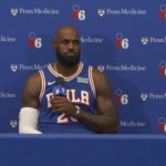 Pirmie Lebrona Džeimsa attēli Sixers kreklā!